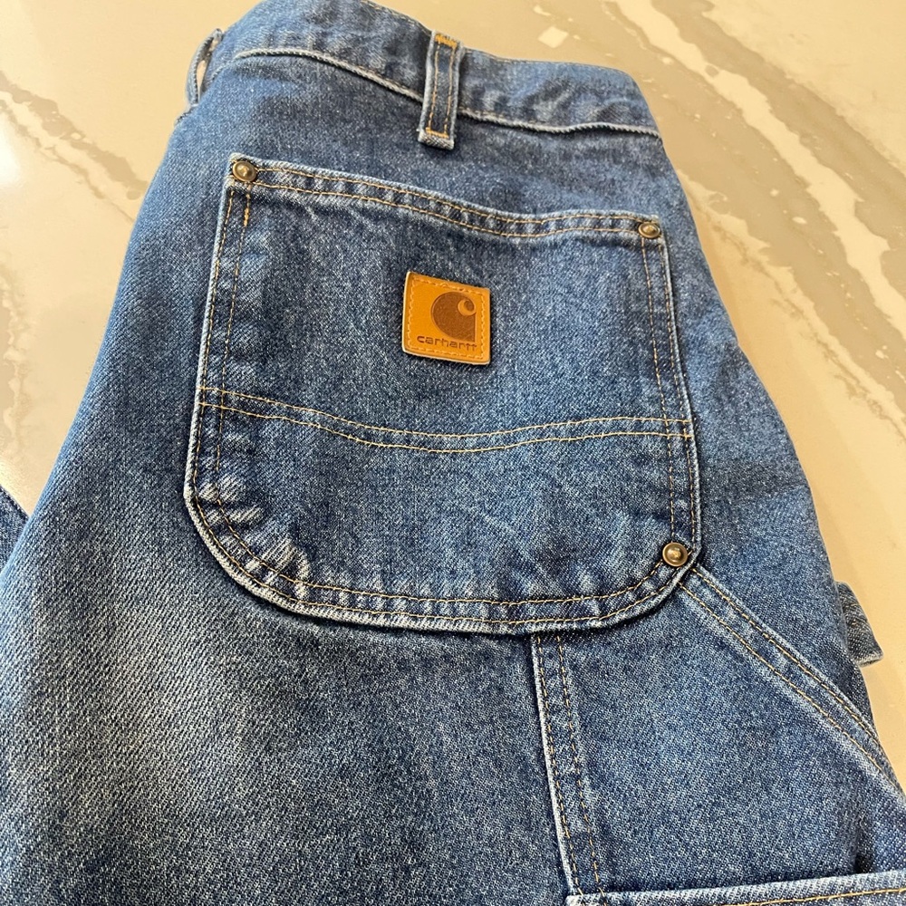 Carhartt Men's Loose Fit Blue Jeans 33x34